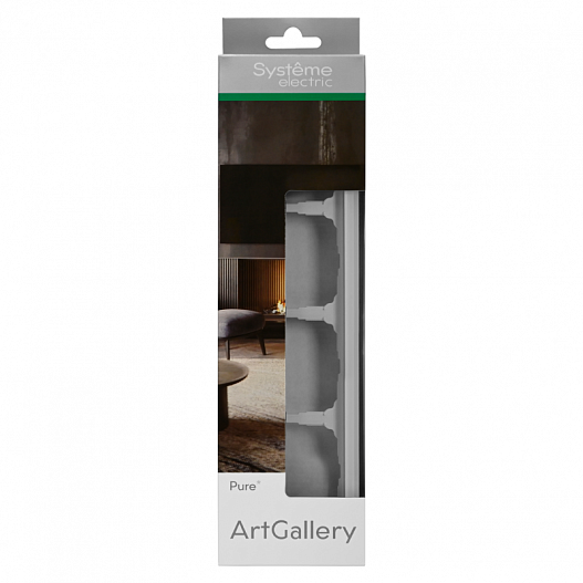 Рамка 4-м ArtGallery Pure органич. стекло бел. SE GAL320104