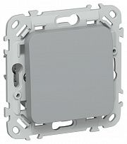 Выключатель проходной 1-кл. СП FLITE ВС61-1-0-ФлС 10А механизм сер. IEK FI-V12-0-10-1-K03