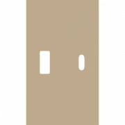 USB+type с накладкой 2-ух модульная (ШАМПАНЬ МАТОВЫЙ) MEITON ACH12C