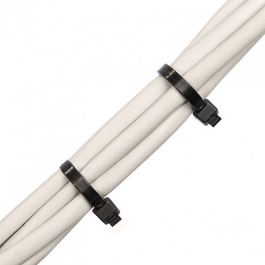 Хомут нейлоновый НСС "EasyFix" 8х300 черн. (уп.100шт) Fortisflex 85708