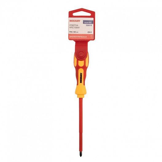 Отвертка "Электрика" PH0 100мм REXANT 12-4716