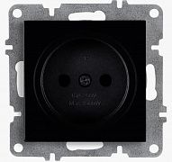 Розетка 1-м СП LAVIN/KAREN 16А IP20 без заземл. механизм черн. ARVIA 50 07 2000 215