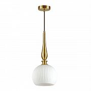 Odeon Light 4767/1 ODL21 белый/бронзовый Подвес E27 60W RUNGA