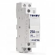 Контактор модульный 18мм 25А 230В АС 2НО PRIZMA TOKOV ELECTRIC TKE-PZ-MC-1-25-230-20