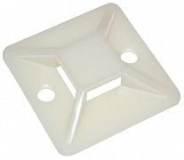 Площадка самоклеящаяся под хомуты PCP-SG 30х30-100WH PA6.6 бел. (уп.100шт) JazzWay 5055063