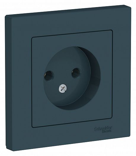 SE AtlasDesign Изумруд Розетка б/з, 16А, в сборе