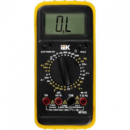 Мультиметр цифровой Professional MY63 IEK TMD-5S-063