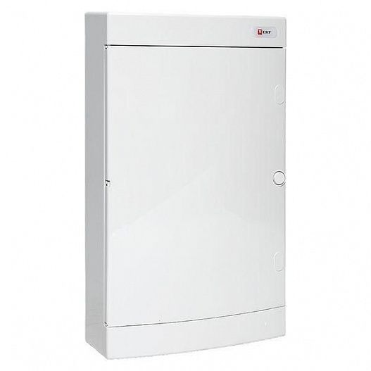Щит распределительный навесной Unix 3х12мод. IP41 бел. дверь PROxima EKF ux-3x12-nw