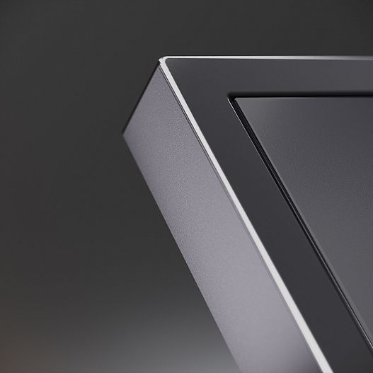 Клавиши для выключателя/переключателя двухклавишного, S70 Metal (антрацит)