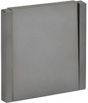 Выключатель 1-кл. СП FORTE&PIANO 10А FP501 сталь IEK FP-V10-0-10-1-K46