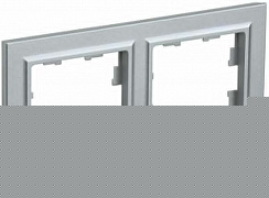 Рамка 2-м BRITE РУ-2-БрА алюм. IEK BR-M22-K47