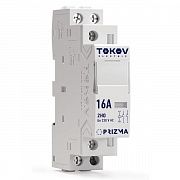 Контактор модульный 18мм 16А 230В АС 2НО PRIZMA TOKOV ELECTRIC TKE-PZ-MC-1-16-230-20