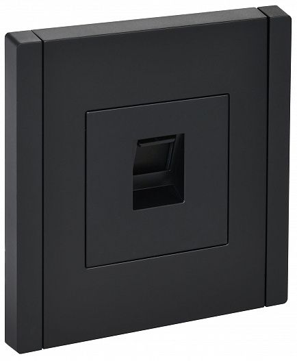 IEK FORTE&PIANO Черный Розетка комп. RJ45 кат.5E FP132