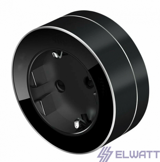Розетка для трека 16А 250V чёрный