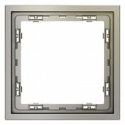 Рамка 1-м S70 пластик. шелк Voltum VLS100104