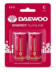 Элемент питания алкалиновый C/LR14 1.5В Energy Alkaline 2021 BL-2 (уп.2шт) DAEWOO 5029996