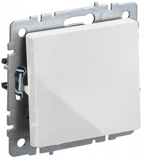 Выключатель 1-кл.  BRITE   10А самовозвратн. бел. IEK BR-V14-0-10-K01