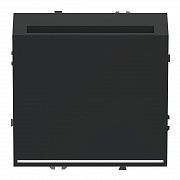 Выключатель встраиваемый VOLTUM S70 карточный 16А, (черный матовый)