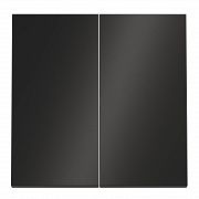 Клавиши для выключателя/переключателя двухклавишного, S70 Metal (антрацит)