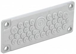 Ввод кабельный мембранный 35 отверстий d6-32мм IP65 (без клипс) TITAN IEK TI-01D-MC-035-65