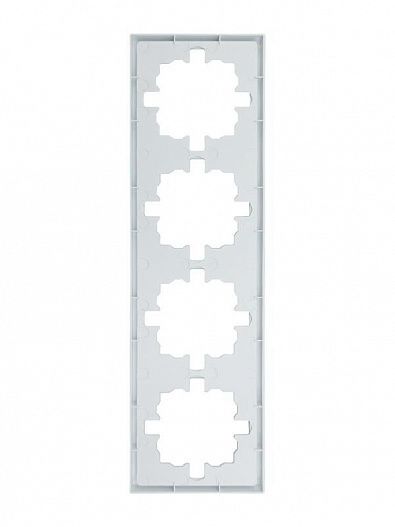 Рамка 4-м ZIMA горизонт. бел. LEZARD 704-0200-149