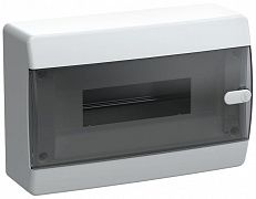 Корпус ЩРН-П-12 UNION Compact IP41 черн. прозр. дверь пластик. IEK UIC-KP12-N-12-41-K01