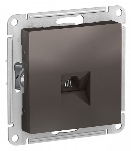 SE AtlasDesign Мокко Розетка телефонная RJ11, механизм