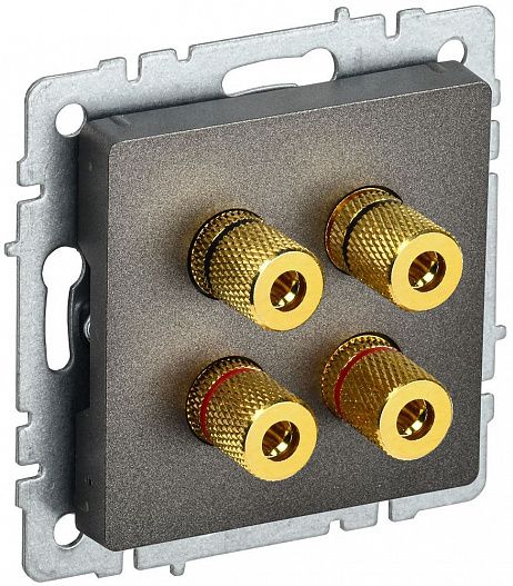 Аудиорозетка 4-м BRITE   бр. IEK BR-S40-K45