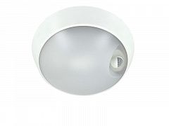 Светильник светодиодный WP 15 C 18W OP 840 D220 WH MDM 220х80мм 18Вт 4000К IP54 ЖКХ круглый пылевлагозащ. с датчиком движ. бел. Русский Свет 15071524504