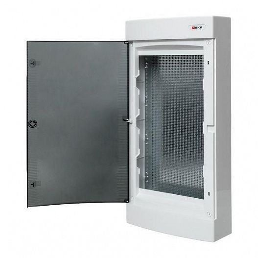 Щит слаботочный навесной Unix 4 габарит IP41 прозр. дверь увеличенный PROxima EKF ux-4m-n-xl