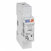 Выключатель автоматический модульный 1п C 6А 4.5кА OptiDin BM63-1C6-4.5-УХЛ3 КЭАЗ 326792