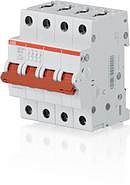 ABB SD204 Рубильник 4P 25A рычаг крас.