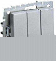 Выключатель 3-кл. СП BRITE ВС10-3-0-БрА 10А механизм алюм. IEK BR-V30-0-10-K47