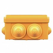 Коробка ответвительная FS 100х100х50мм IP56 6п 450В 6А 4кв.мм с кабельными вводами и клеммниками пластик. DKC FSB11604