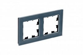 Systeme Electric AtlasDesign Nature Натуральное стекло Грифель Рамка 2-ая