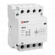 Контактор модульный КМ 63А 4NО 3 мод. 184-253В EKF km-3-63-40