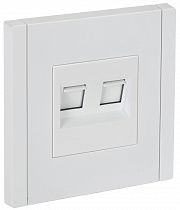 IEK FORTE&PIANO Белый Розетка комп. 2-ая RJ45 кат.6 FP234