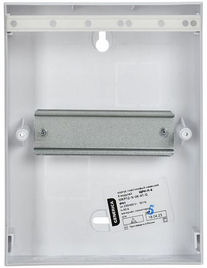 Бокс ЩРН-П-6 мод. навесной пластик IP41 GENERICA MKP12-N-06-41-G