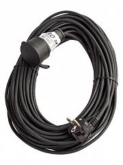 Удлинитель-шнур 1х30м 10А IP44 3500Вт 220-350В КГ 2х1.0мм каучук КОСМОС YSHKsm30m-1g(10A)KG