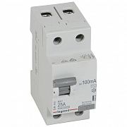 Legrand RX3 УЗО 2P 100мА 25А (AC)