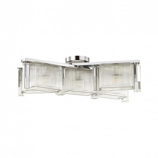 Odeon Light 4871/5C HALL ODL_EX22 57 хром/прозрачный/стекло Люстра потолочная E14 5*40W GATSBY