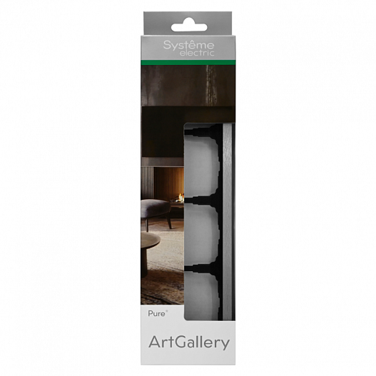 Рамка 4-м ArtGallery Pure метал. алюм. SE GAL312104