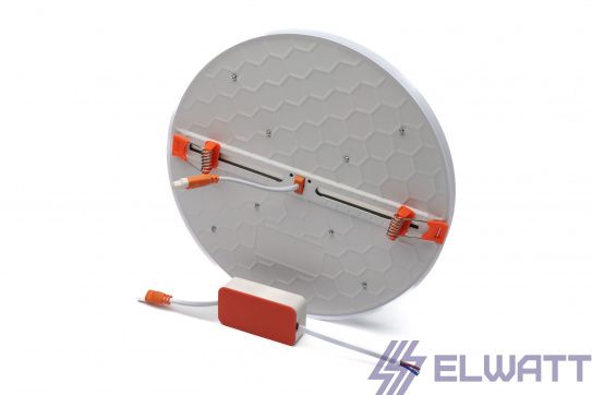 Светильник LED встраиваемый 9Вт 6500К круг Elwatt