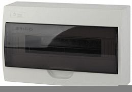 Бокс ЩРН-П-15 мод. навесной пластик IP41 SIMPLE NO-box_simple-plastic_15_surface ЭРА Б0041526