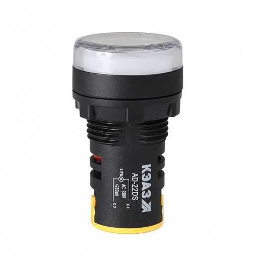Лампа AD22DS(LED) матрица 22мм 230В бел. КЭАЗ 238572