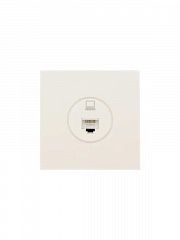 Розетка компьютерная 1-м СП ZIMA IP20 механизм сл. кость LEZARD 704-9088-139