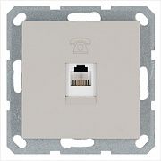 Розетка телефонная 1-м RJ11 механизм тауп JasmartG6101T