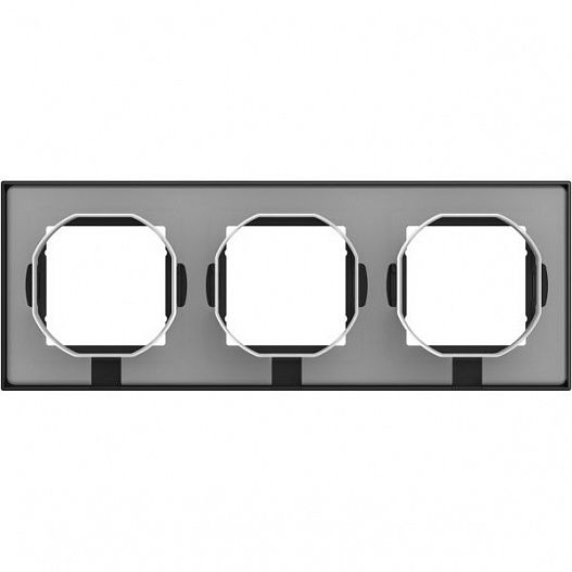 SE AtlasDesign Aqua Карбон Рамка 3-ая IP44