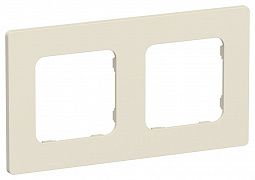 Рамка 2-м СП FLITE РУ-2-К-ФлСл сливочный IEK FI-M22-32-20-K86