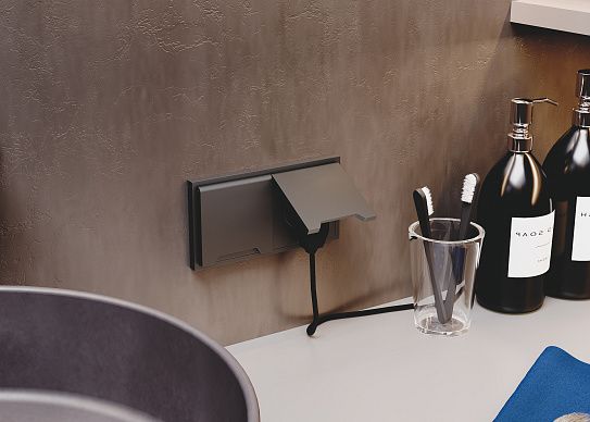 Рамка пластиковая VOLTUM S70 на 2 поста, (титан)